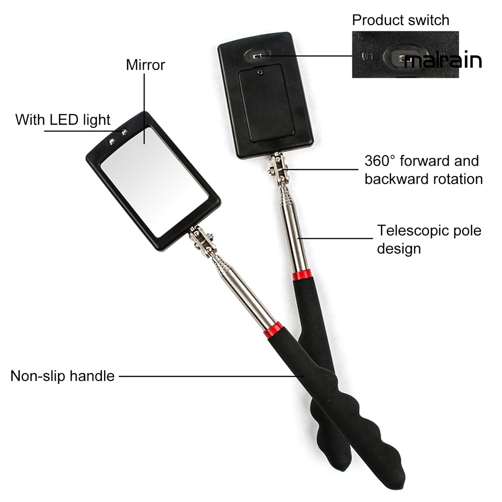 Mar Gương Kiểm Tra Xe Hơi Phổ Biến Đầu Linh Hoạt Khác Nhau Sửa Chữa Công Nghiệp