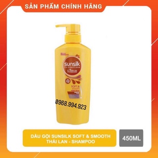 Dầu gội Sunsilk Thái Lan- Dầu gội Sunsilk Vàng thái lan  siêu mềm mượt soft and Smooth 450ml