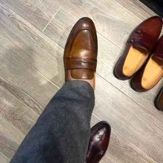 Giày nam da bò France handmade Sale 50% tặng ví da bò trị giá 350.000đ