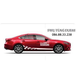 Tem Dán Sườn Xe Ô Tô Thể Thao
