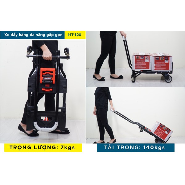 Xe đẩy hàng đa năng Advindeq HT-120