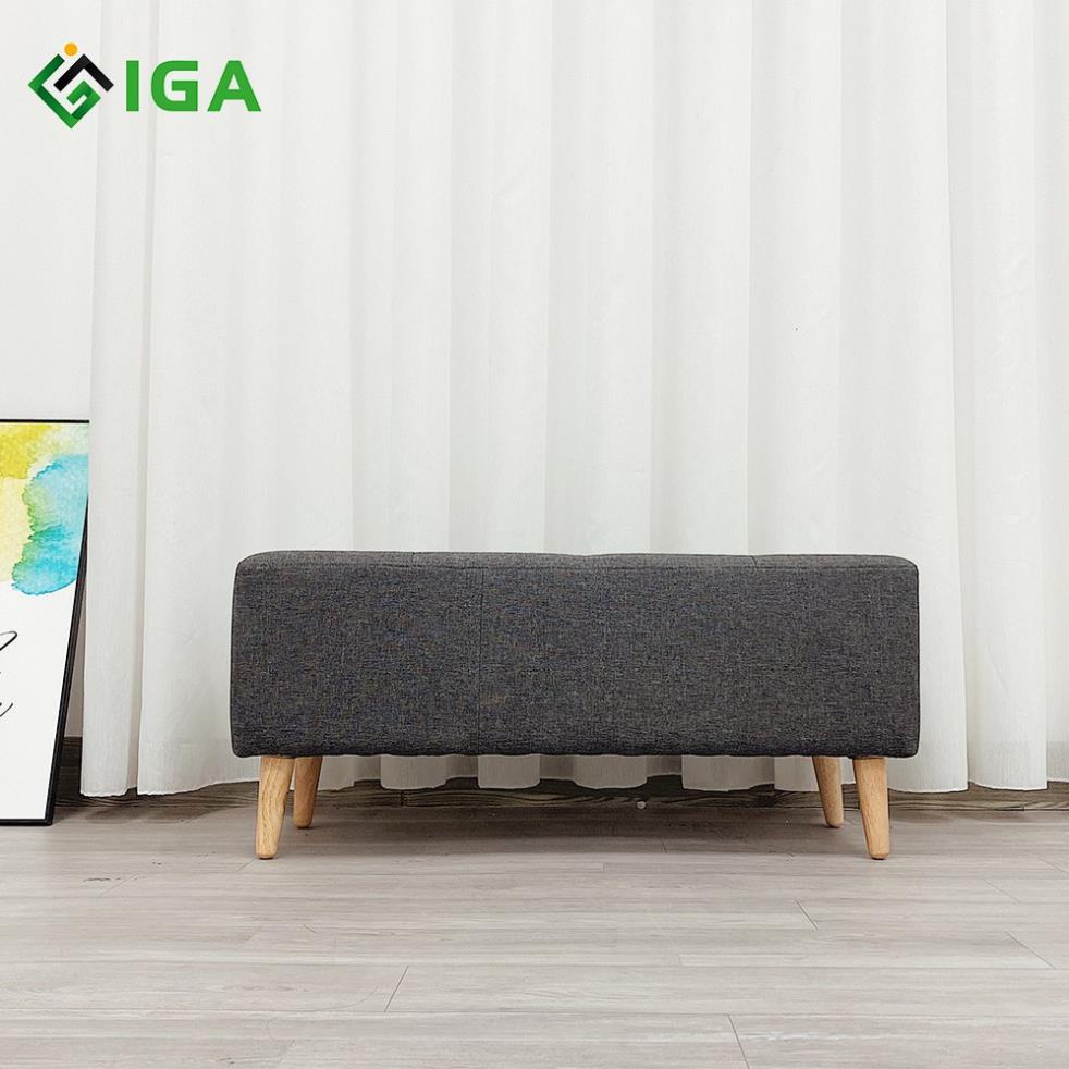 Ghế sofa giá trẻ, ghế đôn gỗ IGEA- GC10