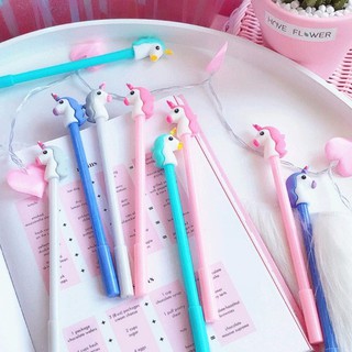 Bút Mực Nước Unicorm Nhựa Dẻo Hhình Con Vật Dễ Thương, Ngộ Nghĩnh.