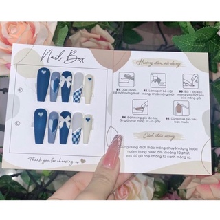 Bìa nailbox - thẻ nailbox giá rẻ 45k/100 tấm có kèm túi. bìa được in 2 mặt, bìa cứng cáp.