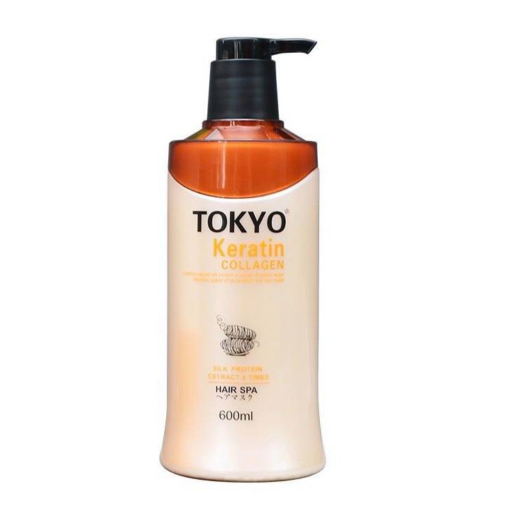 Kem ủ tóc  Tokyo keratin  phục hồi  600ML