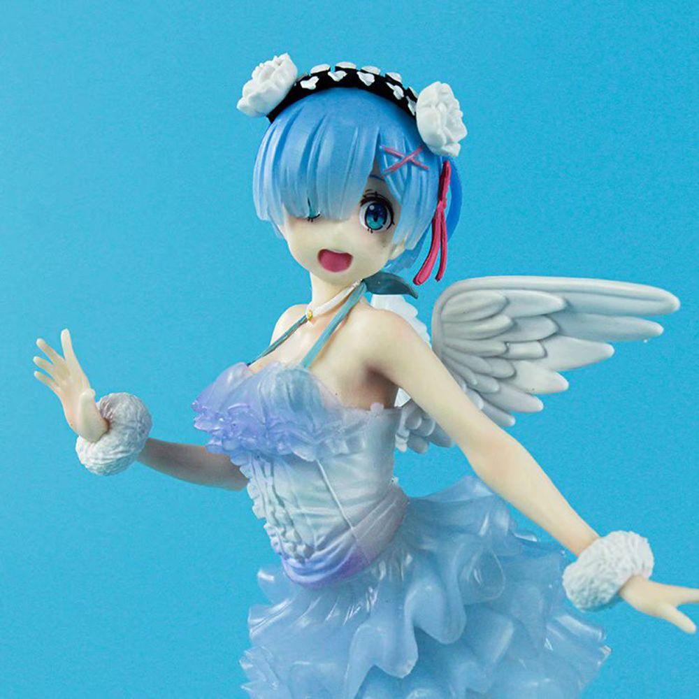 REBUY1 Mô Hình Búp Bê Thiên Thần Re: Zero - Bắt Đầu Lại Ở Thế Giới Khác Bằng Nhựa PVC 16cm