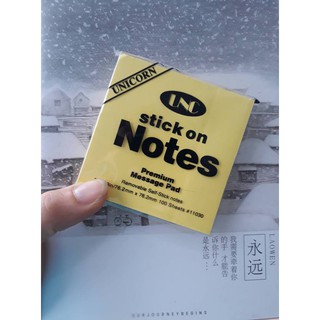 Giấy nhớ (stick note) UNC cỡ nhỏ, vừa, đại (3*2, 3*3, 3*4)