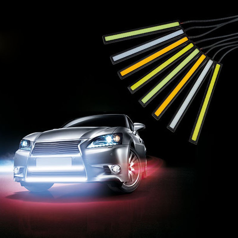 Đèn LED COB màu xanh dương siêu sáng , chống thấm nước cho xe hơi
