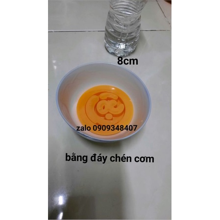 Bộ Khuôn Xôi Tròn 8cm gồm 3 mặt Phúc Lộc Thọ
