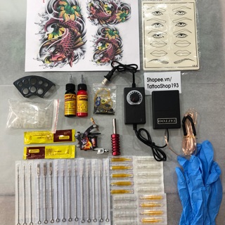 Bộ kít 1 máy xăm học viên cơ bản