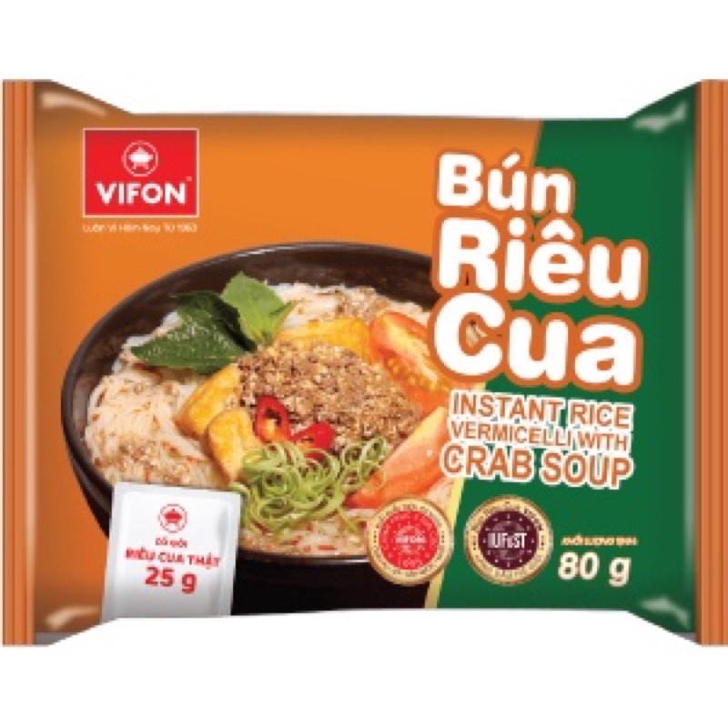 BÚN RIÊU CUA VIFON GÓI 80G