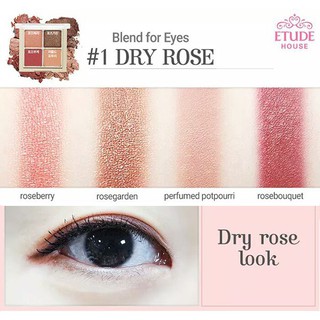 Phấn mắt Etude Blend For Eyes 4 ô
