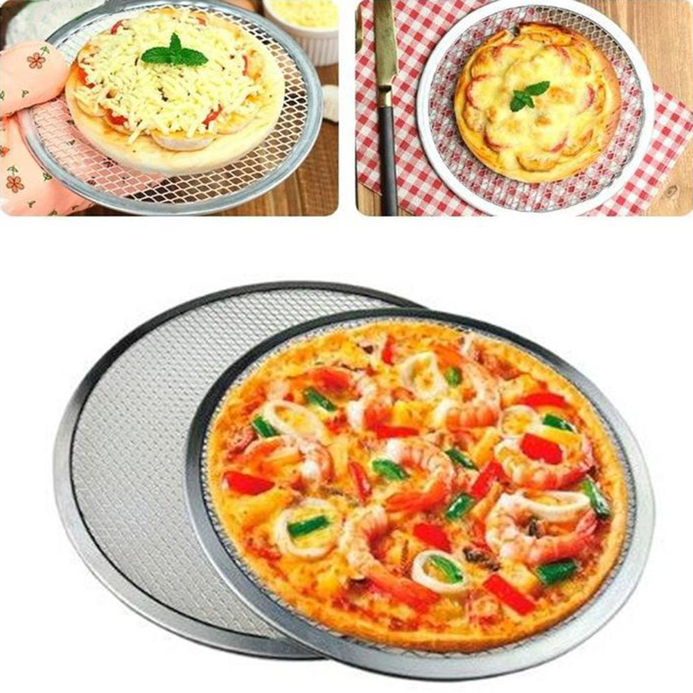 Khay Nướng Bánh Pizza Bằng Nhôm 6-12 ''