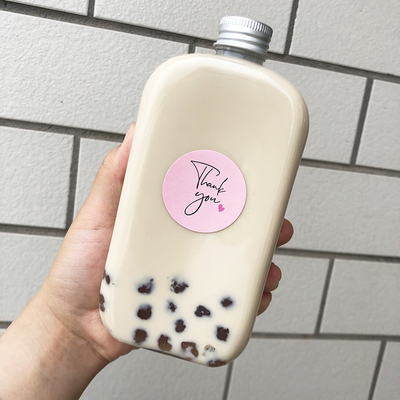 Set 120 miếng dán chữ Thank You màu hồng mới