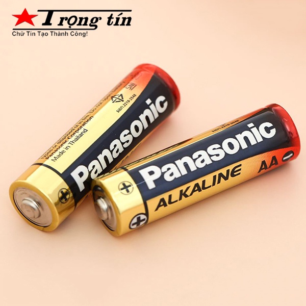 Pin AA Panasonic tiểu alkaline 1.5V vỉ 2 viên LR06T/2B chính hãng
