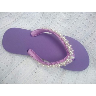 Dép handmade đính hột