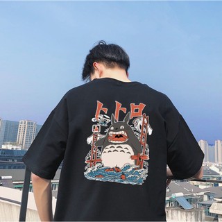 Áo Thun Tay Lỡ Đen Unisex Toroto Cuồng Nộ Siêu ngầu