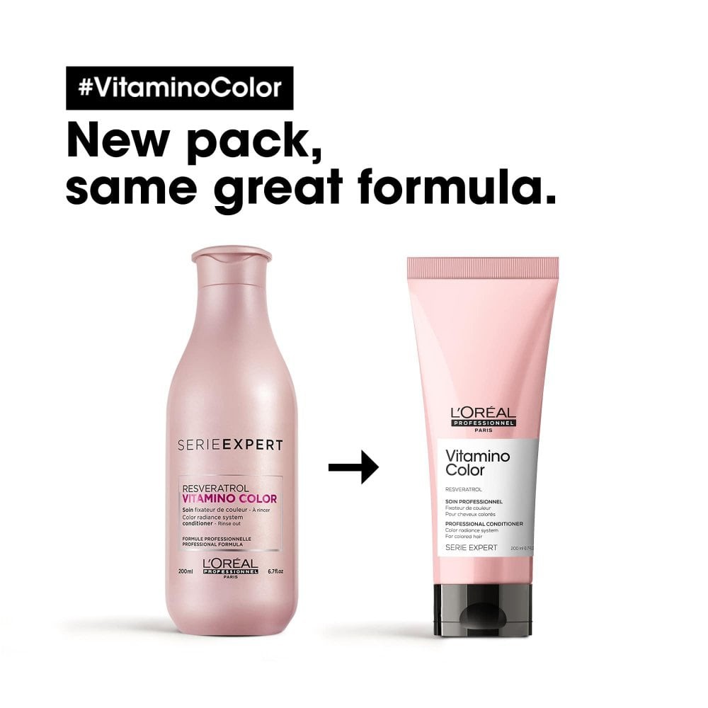 LOREAL NEW Dầu Xả Dưỡng Màu Nhuộm Serie Expert Vitamino Colour Radiance thumbnail