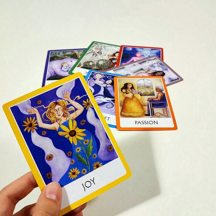 Bài tarot bộ bài oracle chakra wisdom tặng đá thanh tẩy