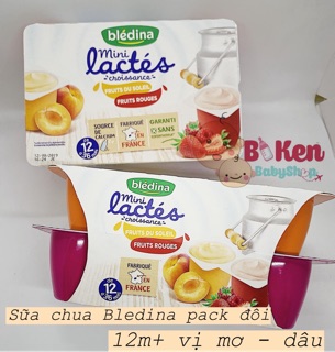 Sữa chua Bledina Pack đôi 2 vỉ date 12/2020