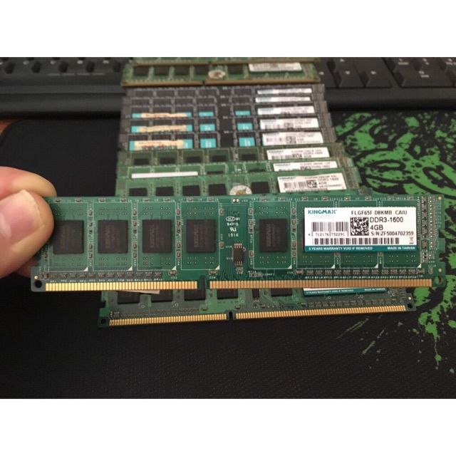 RAM DDR3 4GB Bus 1600/1333bóc máy đẹp