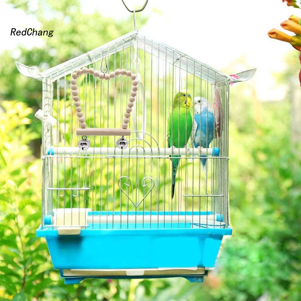 Đồ chơi nhai gặm bằng gỗ dễ lắp đặt sáng tạo cho chim vẹt