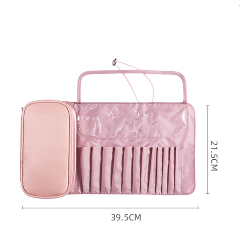 Túi Đựng Cọ Trang Điểm Bằng Nylon Chống Thấm Nước Đa Năng Tiện Dụng