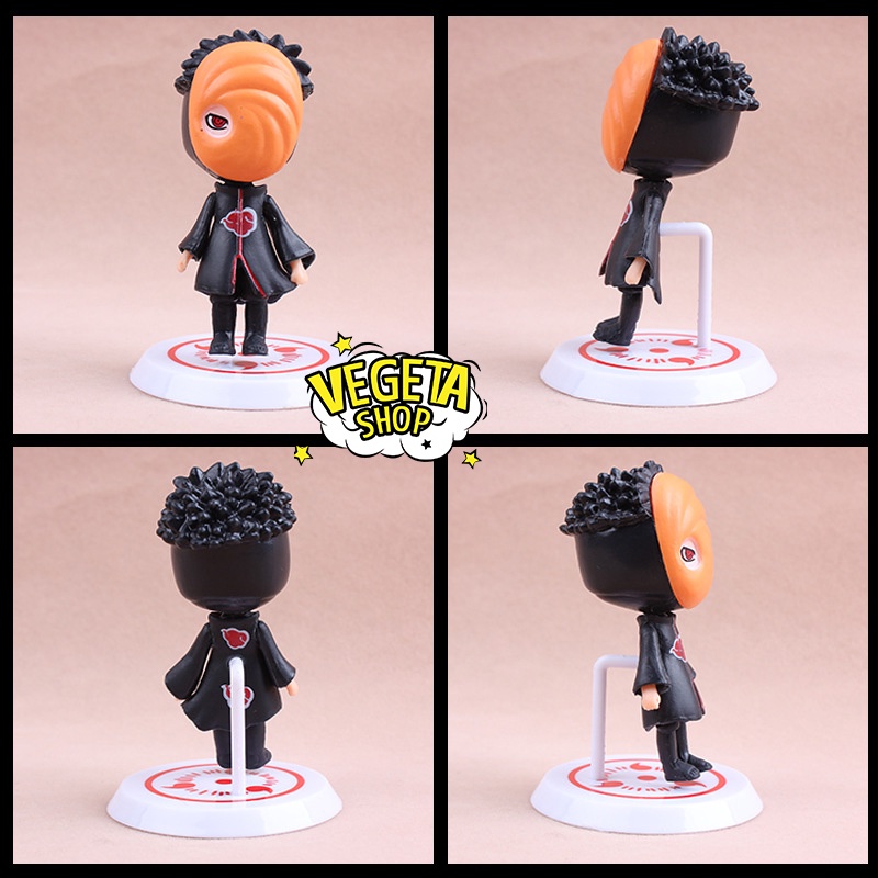 Mô hình Naruto - Figure Set 6 nhân vật trong Naruto Chibi (Mẫu 2) - Cao 7cm