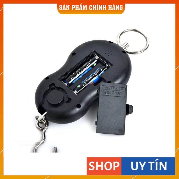 Cân Điện Tử Cầm Tay 40kg Xách Tay Mặt Cười, Tặng Kèm 2 Pin AAA