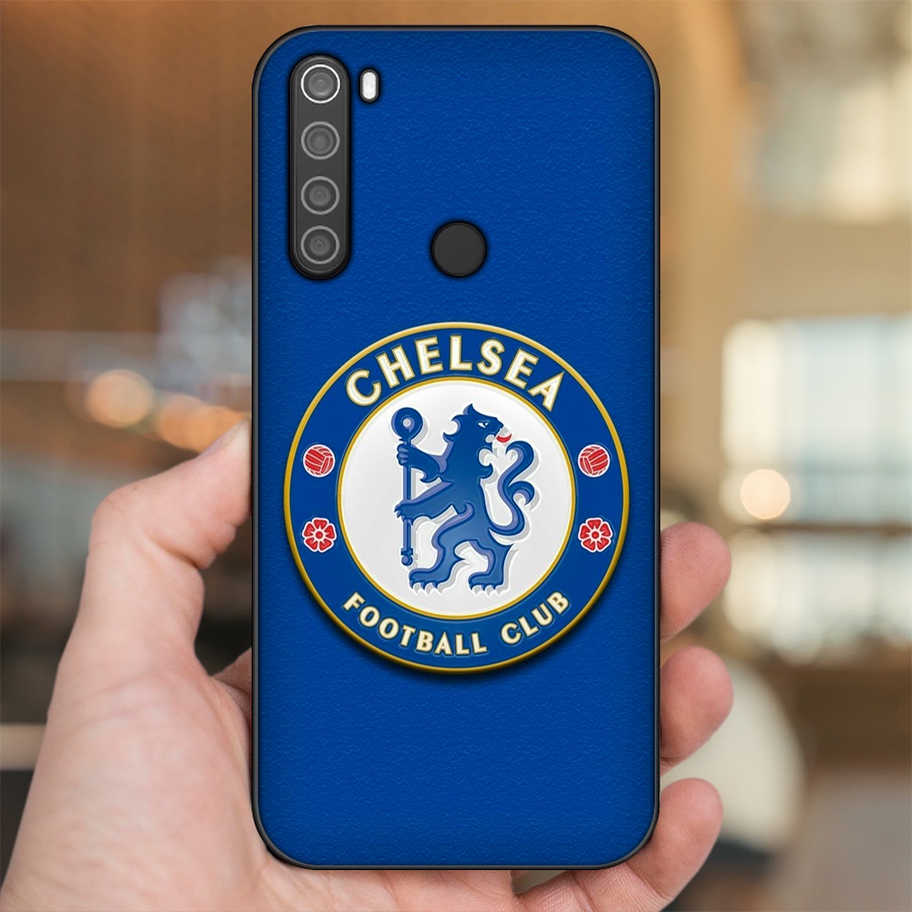 Ốp lưng Xiaomi Redmi Note 8 viền đen in hình Chelsea FC