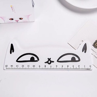 Thước kẻ Mèo gỗ 15cm