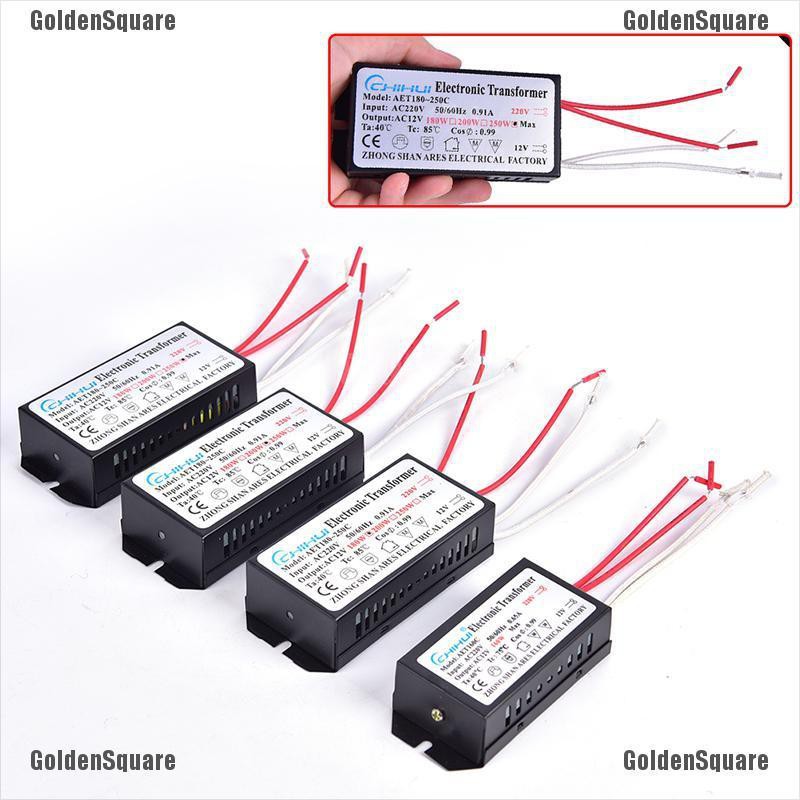 Máy Biến Áp Halogen 160W / 180W / 200W / 250W AC 220V Sang 12V Chuyên Dụng