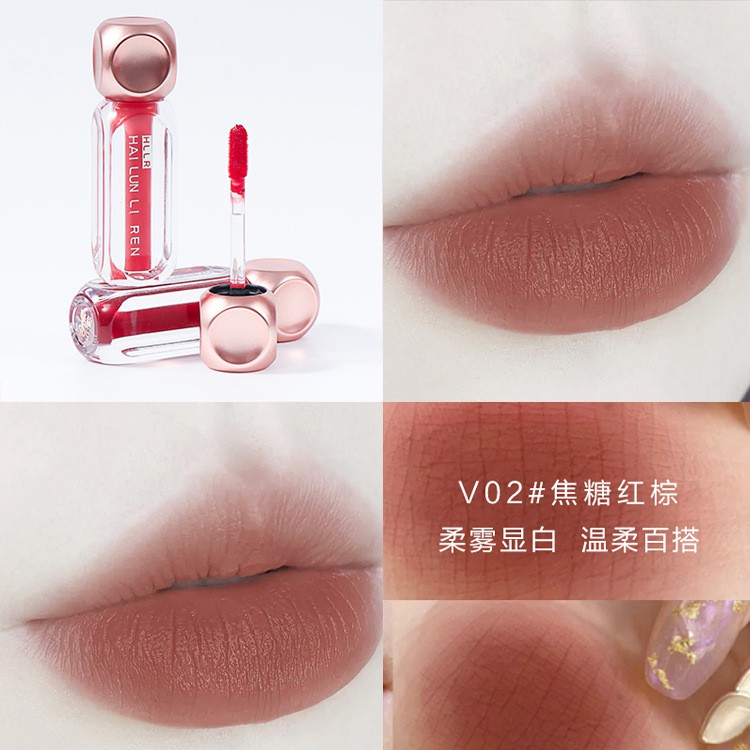Son kem HAILUNLIREN  Sweet Peach Lip Clay