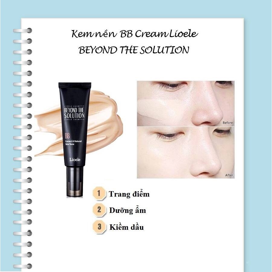 KEM NỀN BB 3 TRONG 1- Kem nền Lioele Beyond The Solution - Mỹ phẩm Vikos | BigBuy360 - bigbuy360.vn