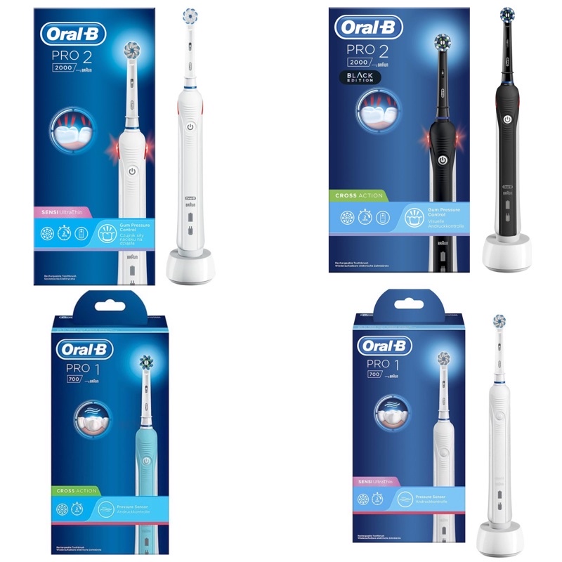 Bàn Chải Điện Oral-B Braun Pro 2 2000/ Pro 1 700