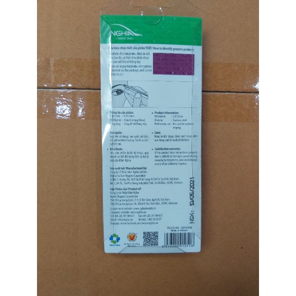 Nhíp nhổ lông mày Nghĩa N27