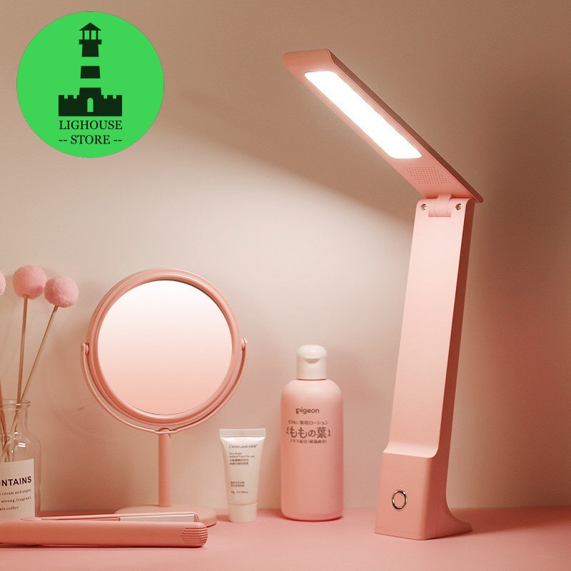 Đèn Học Để Bàn, Đèn Led Học Tập Làm Việc Gập Nhỏ Gọn 3 Chế Độ Sáng H1001