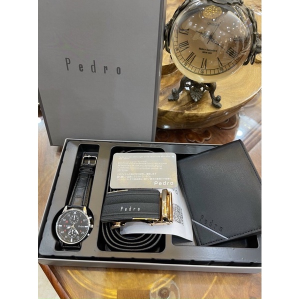 Set 3 chi tiết pero dây  lưng đồng hồ ví fullbox tặng kèm túi giấy cầm tay