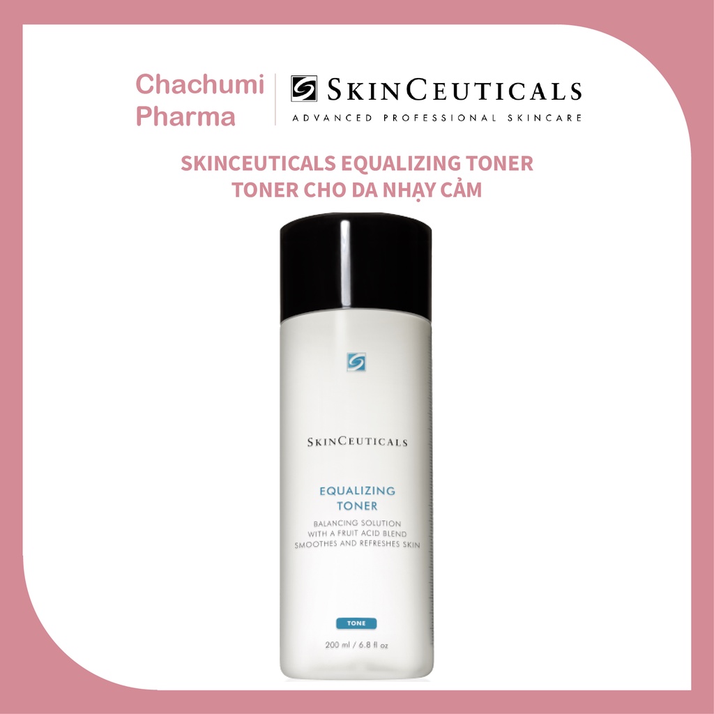 [hàng công ty] toner cho da nhạy cảm skinceuticals equalizing 200ml (Mỹ)