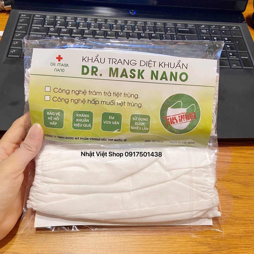 Khẩu Trang Diệt Khuẩn Dr.Mask Nano