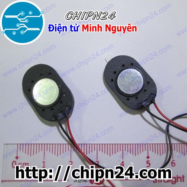 [2 CÁI] Loa 8R 1W 2415, Loa 8 ohm - 1W Oval 2415 24*15*4MM (Loa mỏng cho laptop, máy nghe nhạc)