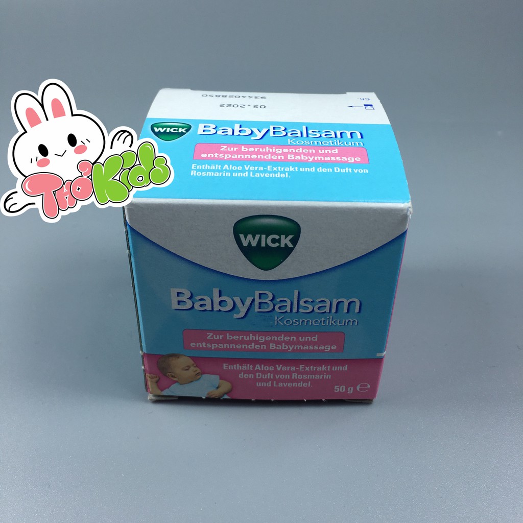 Dầu bôi ấm ngực Vicky Balsam chống cảm lạnh, phòng và giảm ho cho bé - Hàng Nội Địa Đức