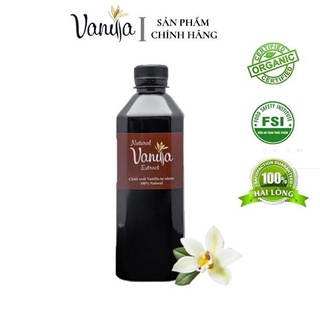 TINH CHẤT VANI HỮU CƠ - Chiết xuất Vanilla tự nhiên chai 480 gram