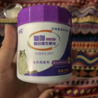 [An toàn cho cả mèo bầu] Vitamin tổng hợp cho mèo Happy Pet