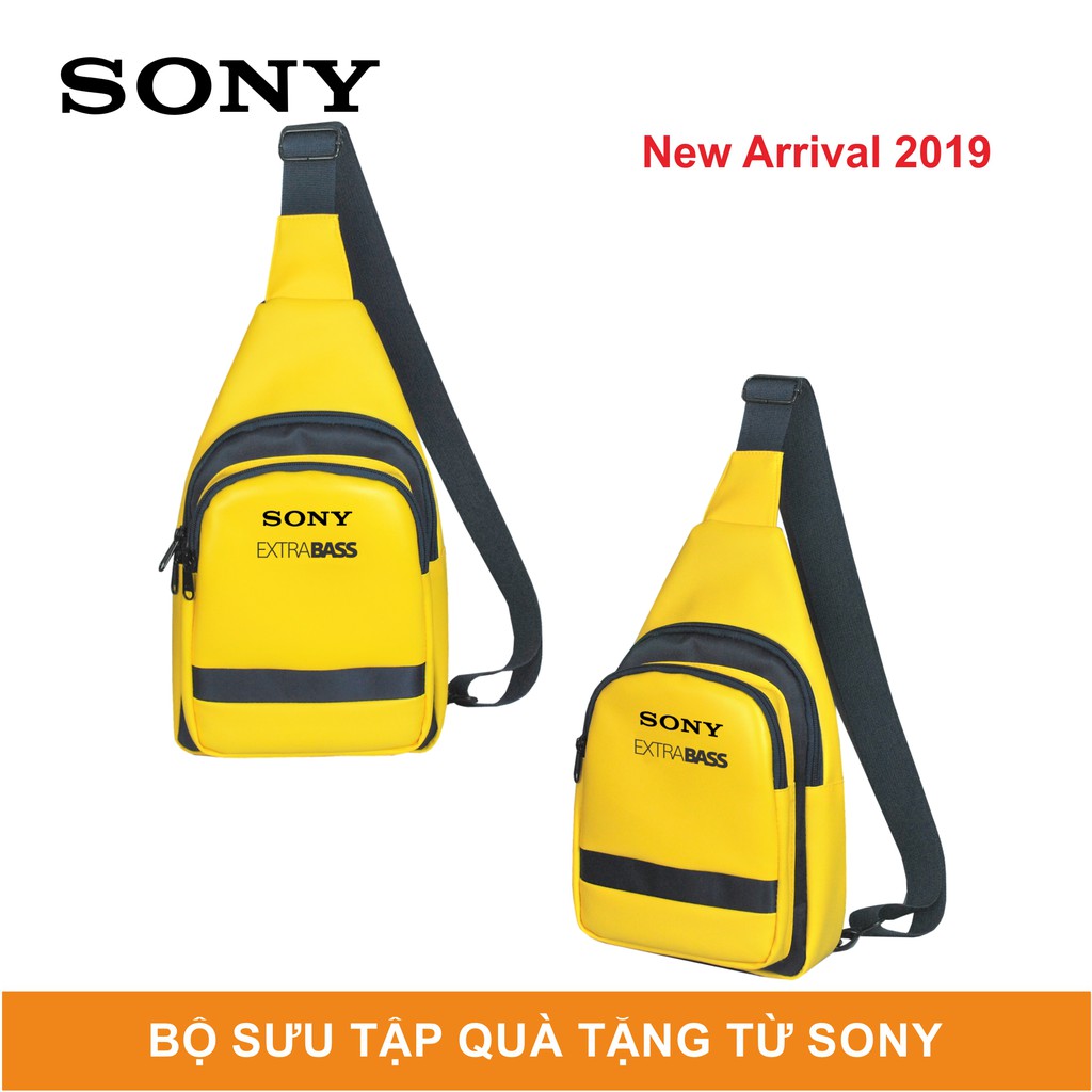 Túi Chéo Vai Sony Extra Bass Màu Vàng - Bộ Sưu Tập Quà Tặng Từ Sony | BigBuy360 - bigbuy360.vn