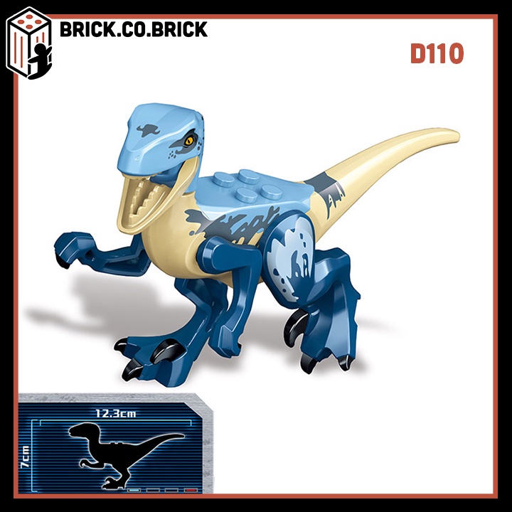 Lắp ráp Khủng Long Mô hình Dinosaur Đồ chơi Tiền sử Jurassic World Dominion Lãnh Địa mới D102 D110