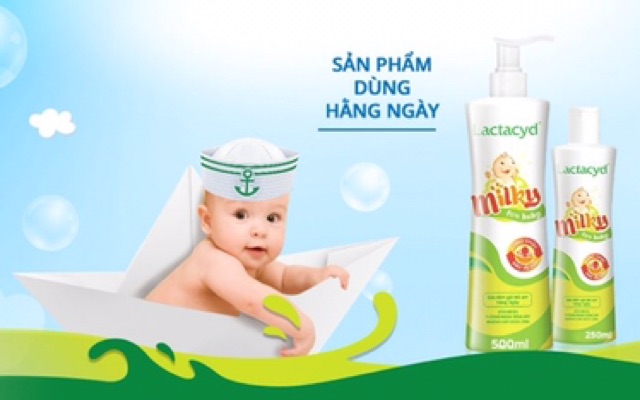 Sữa tắm Lactacyd Milky for baby