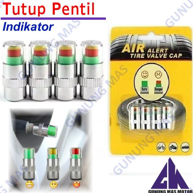 Nắp Van Bánh Xe Hơi / Xe Máy Cảnh Báo Áp Suất Gió - Thương Hiệu Hàng Đầu