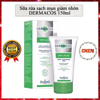 Sữa rửa mặt Dermacos Giảm Viêm, Ngừa Mụn