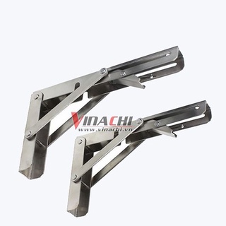 Giá Đỡ, Bản Lề Gập Inox - Bản Lề Gập Thiết Kế Giá Kệ Để Đồ Gập Treo Tường, Bàn Làm Việc